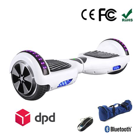 White 65 Classic Segway Hoverboard Marsboard