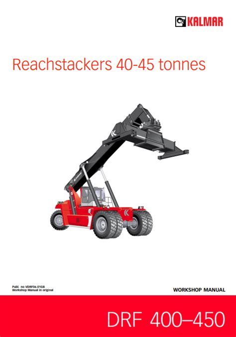 Kalmar Drf Drf Reachstacker Tonnes Workshop Repair Manual