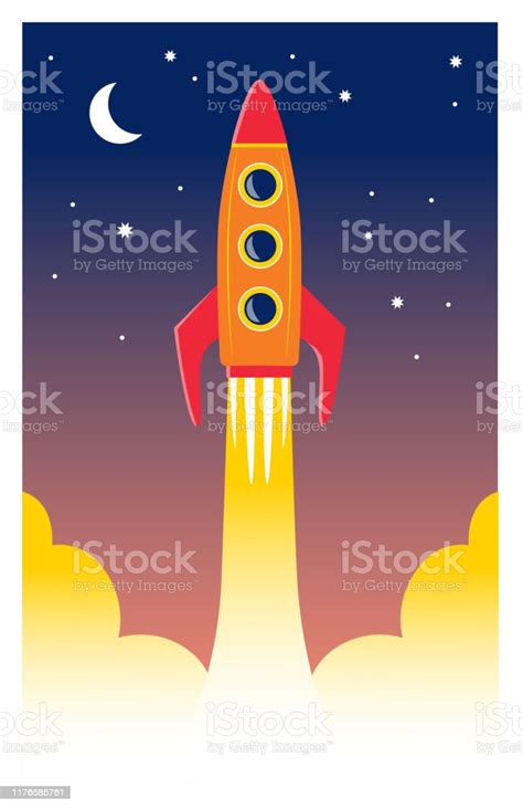 Rocket Ship Stock Illustration Download Image Now Astronomy