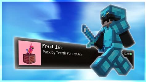 Fruit 16x By Teerth MCPE PVP TEXTURE PACK YouTube