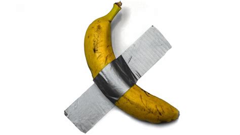 Maurizio Cattelans Viral Duct Taped Banana Artwork Is Up For Auction