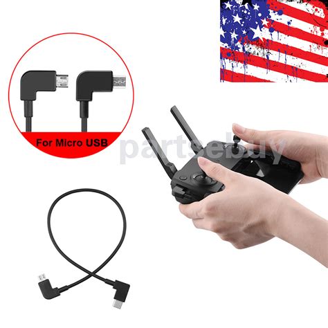 Otg Micro Usb Cable Data Cord For Dji Mavic Mini Rc Remote Controller To Android Ebay