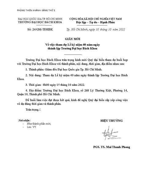 cong van moi hop dai hoc bach khoa phung thien khanh    dai