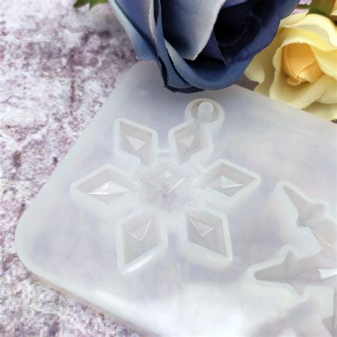 Silicone Rubber Mold For Diy Epoxy Resin Making Snowflake Set Buy