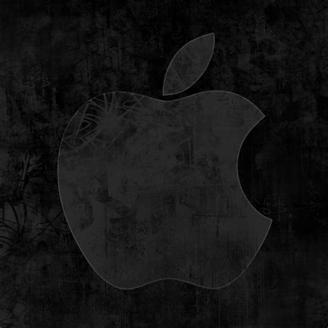 Apple logo black cool | wallpaper.sc iPad