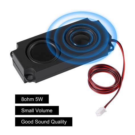 Snapklik 4pcs Speaker 5 Watt 8 Ohm Double Cavity Mini Speaker