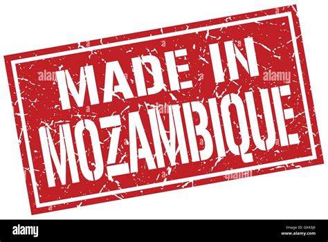 Made In Mozambique Stamp Stock Vector Image Art Alamy