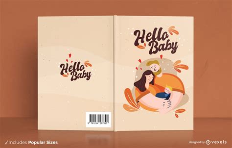 Happy Family With Baby Book Cover Design Vector Download