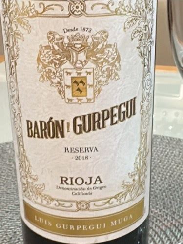 Baron De Gurpegui Reserva Vivino Us