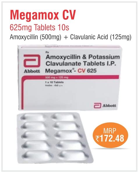 Megamox Cv 625 Tablet Uses Side Effect Price And Save Up To 30