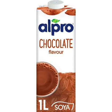 Alpro Soya Chocolate Drink 1l 100 Plant Based And Dairy Free Suitab Click Cuisine