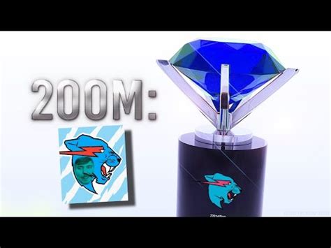 MrBeast 200 Million Subscribers Play Button Is Here YouTube