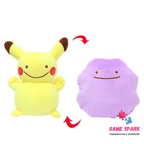 Pokemon Plush Toys Ditto Bulbasaur Reversible Plush Toy Etsy