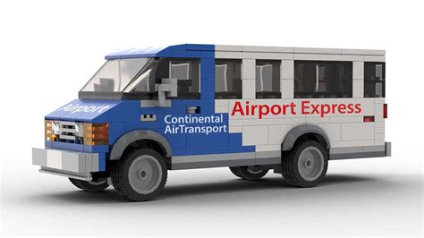 Home Alone Airport Shuttle Bus - LEGO® MOC Instructions