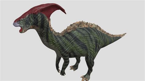 Parasaurolophus Ornithopoda Buy Royalty Free 3d Model By 3dlowpoly