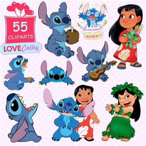 Topo De Bolo Festa Tema Lilo E Stitch Lilo And Stitch Clip Art