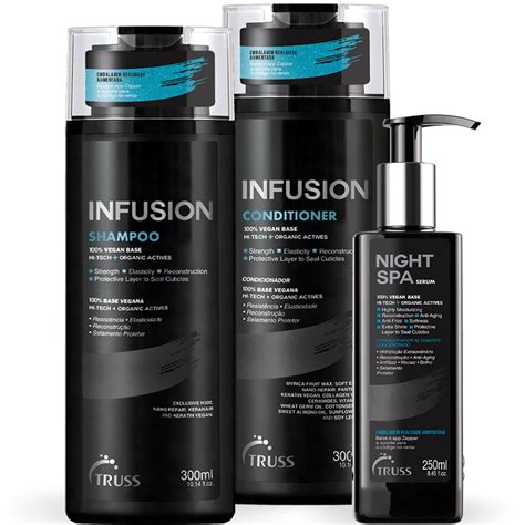 Kit Truss Professional Infusion Sh Cond Night Spa Ml Shopee Brasil