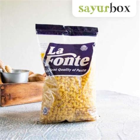 Jual La Fonte Pasta Chifferi Rigati Gram Sayurbox Jkt Di