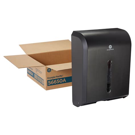 Gp Pro 56650a Combination C Fold Multifold Paper Towel Dispenser Black 13844bk