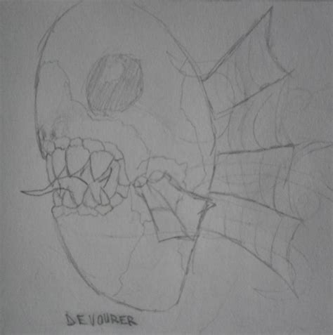 devourer creature sketch  daratrix  deviantart