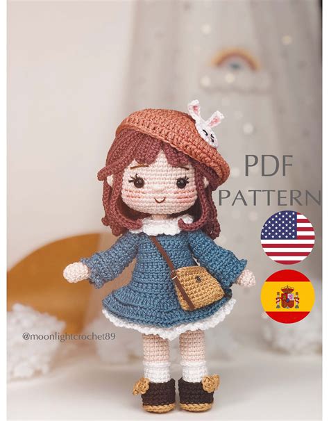 Crochet Doll Pattern Maris Doll Amigurumi Doll Pattern Pdf Etsy