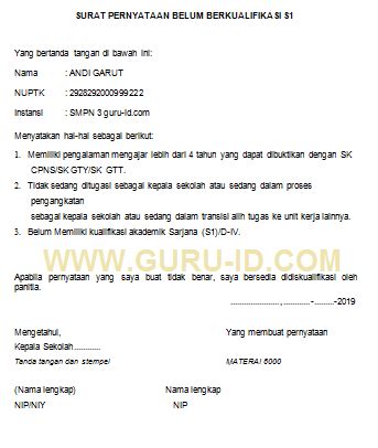 Detail Contoh Surat Pernyataan Nama Yang Benar Koleksi Nomer 54