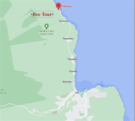 Google Map Of Bee Keeper 1 Hilo Vacation Homes