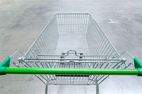 shopping trolley top view stock  pictures royalty