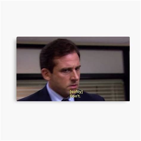 "The Office Michael Scott Meme" Canvas Print by aresilientart | Redbubble