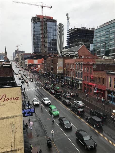 Rainy Day Out Here in Downtown Nashville : r/raining