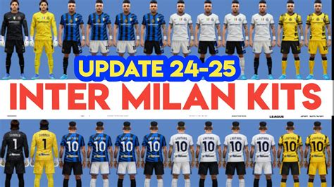 PES 2021 KITS FC INTERNAZİONALE MİLANO 2425 (23.10.2024) - YouTube
