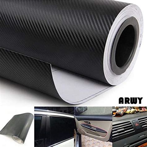 Buy ARWY Carbon Fibre Vinyl Wrap Vinyl Wrap Sheet 3D Carbon Fiber Car