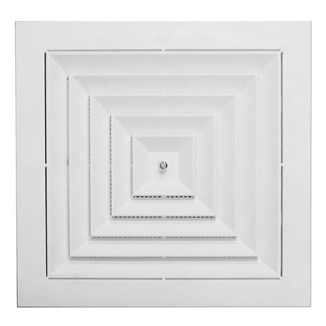 Haron 350 X 350mm White Square Plastic Ceiling Vent Bunnings Warehouse