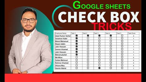 Checkbox In Google Sheets How To Do Make Check Box List In Google