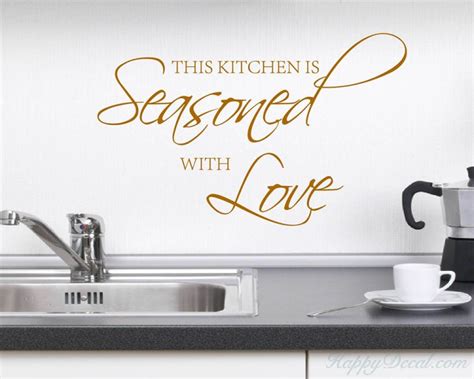 Kitchen Wall Quotes Wall Decal Kitchen Vinyl Art Stickers