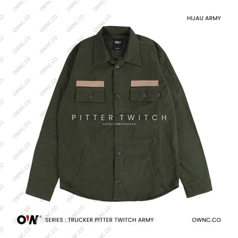 Jual Wolv Trucker Pitter Twitch Canvas Premium Semi Parka Wolv