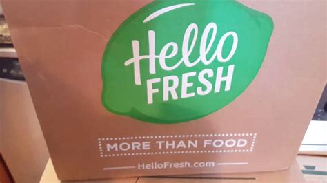 HelloFresh First Impression And Unboxing YouTube