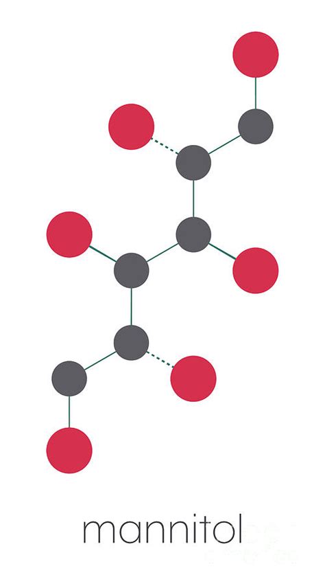 Mannitol Molecule Photograph By Molekuul Science Photo Library