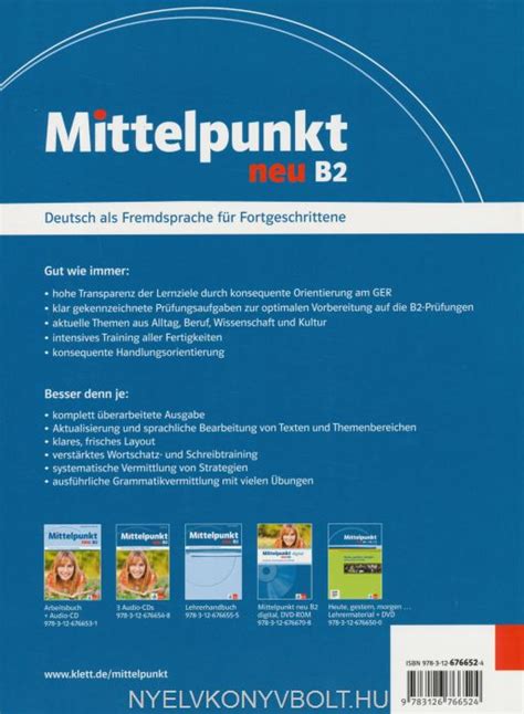 Mittelpunkt Neu B Lehrbuch Nyelvk Nyv Forgalmaz S Nyelvk Nyvbolt