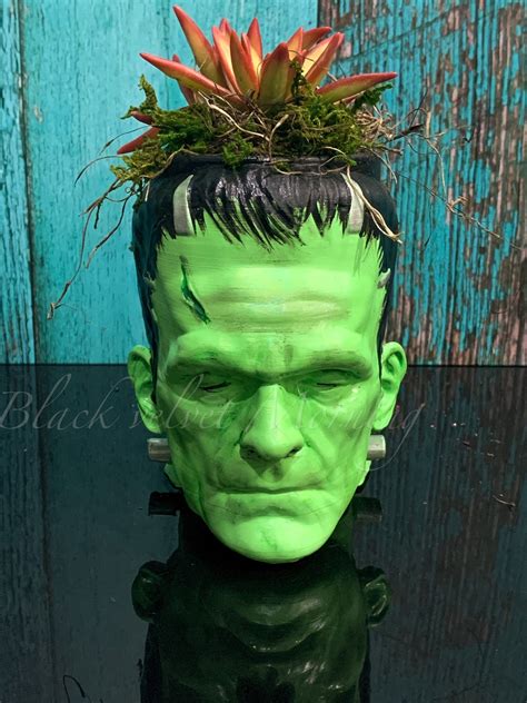 Frankenstein Planter Monster Planter Pot Head Planter Classic