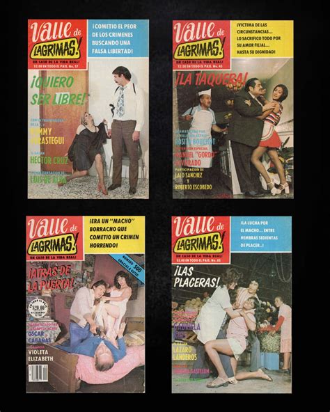 Lot Of 4 Valle De Lagrimas 1970 S 80 S Mexican Fotonovela Sleaze Pulp