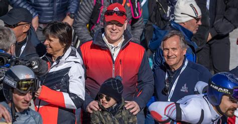 La Escapada Del Pr Ncipe Alberto De M Naco Y Su Hijo Jacques A La Nieve