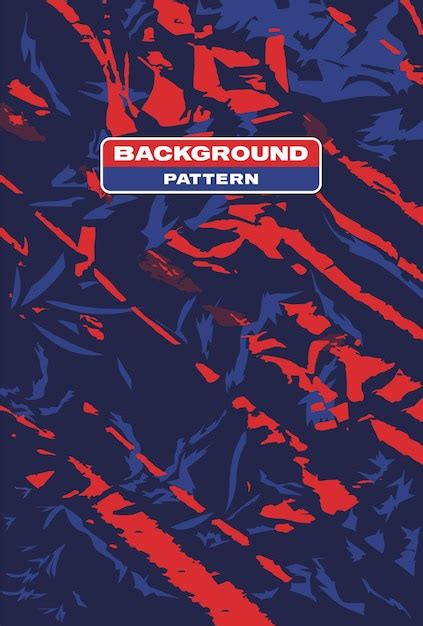 Premium Vector A Blue And Red Background Pattern With Birds On It