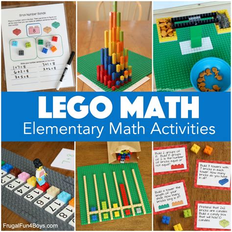 LEGO Math Activities for Elementary Kids - Frugal Fun For Boys and Girls