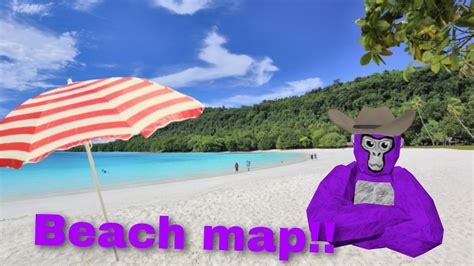 Gorilla Tag Beach Map YouTube