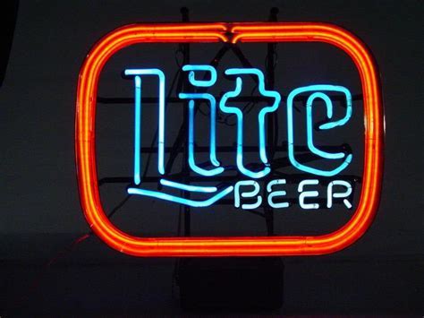 Miller Lite Neon Sign for the Home Bar