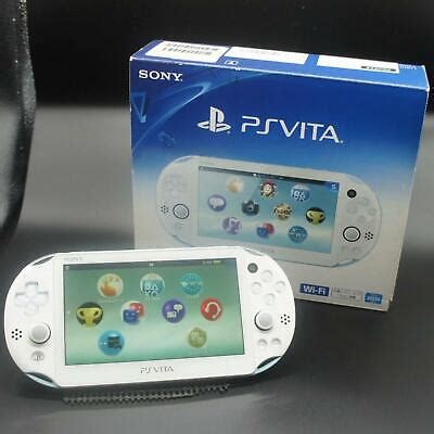 Sony Playstation Vita Wi Fi Light Blue White Pch Za Console