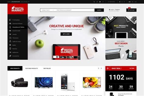 Supper Market Psd Ecommerce Templates By Pixel Creative Ecommerce