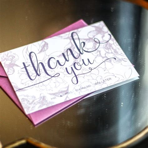 Bat Mitzvah Thank You Cards Etsy