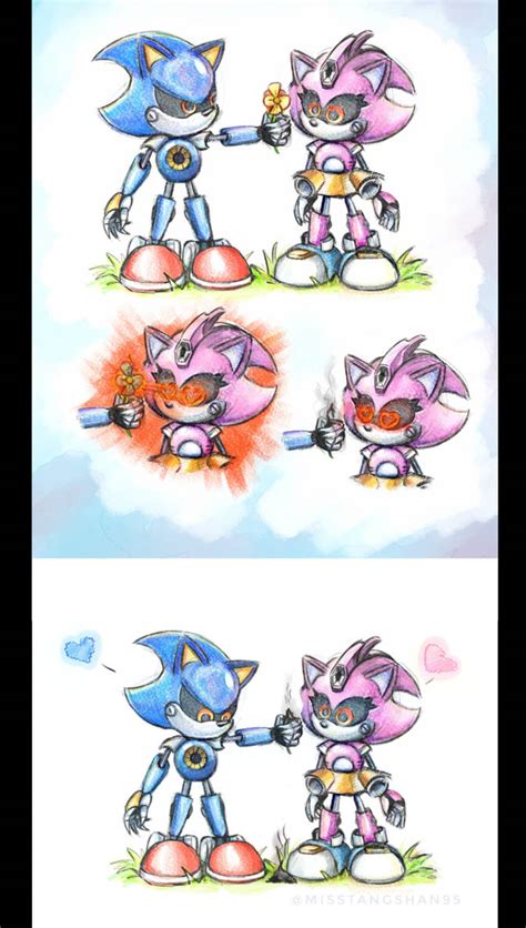 Metal Amy And Metal Sonic Robot Love By Misstangshan95 On Deviantart